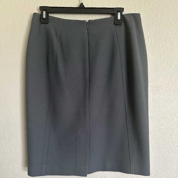 Halogen Pencil Skirt - Gunmetal Grey - Fully Lined - Size 8 - Picture 2 of 5
